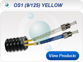 Patchcords in Conduit OS1 (9/125) YELLOW